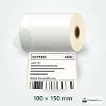 100mm × 150mm (4×6") Direct Thermal Shipping Labels – 500 pcs