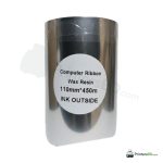 110 mm × 450 m Wax-resin Ribbon (Ink Outside) photo 1
