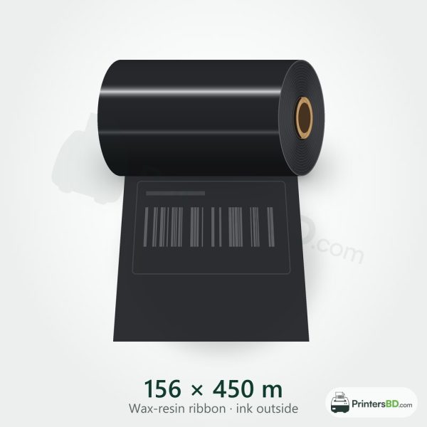 156 mm × 450 m Wax-resin Ribbon (Ink Outside)