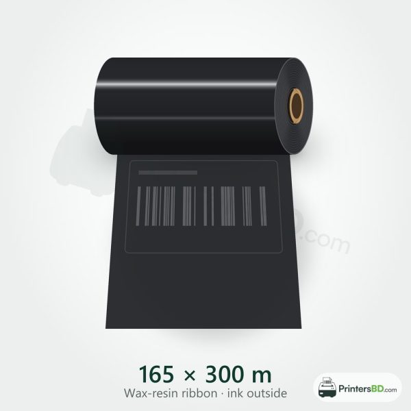 165 mm × 300 m Wax-resin Ribbon (Ink Outside)