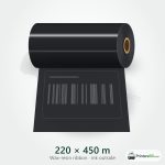 220 mm × 450 m Wax-resin Ribbon (Ink Outside)