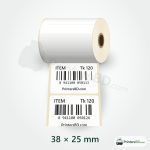 38mm × 25mm Direct Thermal Barcode Sticker – 1000 pcs