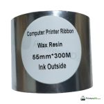 55 mm × 300 m Wax-resin Ribbon (Ink Outside) photo 1