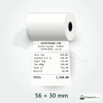 58mm Thermal Receipt Paper Roll (56 × 30 mm)