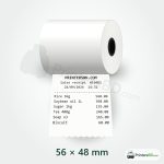 58mm Thermal Receipt Paper Roll (56 × 48 mm)