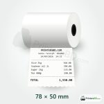 80mm Thermal Receipt Paper Roll (78 × 50 mm)