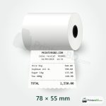 80mm Thermal Receipt Paper Roll (78 × 55 mm)