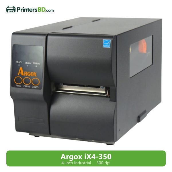 Argox iX4-350 Industrial Barcode Label Printer (4-inch, 300 dpi)