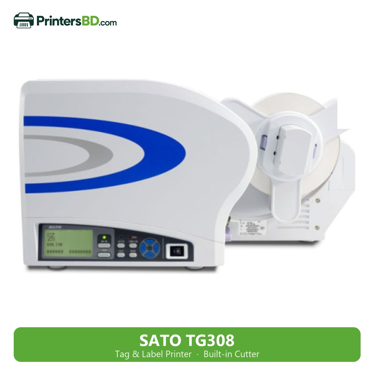 SATO TG308 Retail Tag & Label Printer with Cutter (3-inch, 203 dpi) SATO TG308 Retail Tag & Label Printer with Cutter (3-inch, 203 dpi)