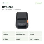 Thermatek BYS-265 2-in-1 Thermal POS & Label Printer: key specifications