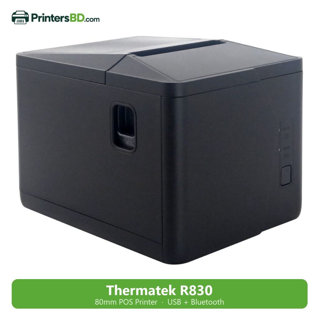 Thermatek R830 High-Speed Thermal Receipt Printer (USB + Bluetooth)