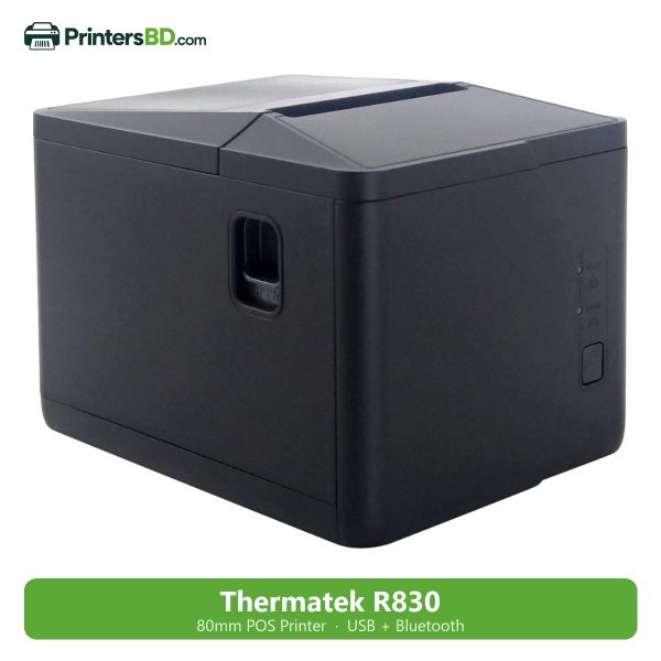 Thermatek R830 High-Speed Thermal Receipt Printer (USB + Bluetooth)