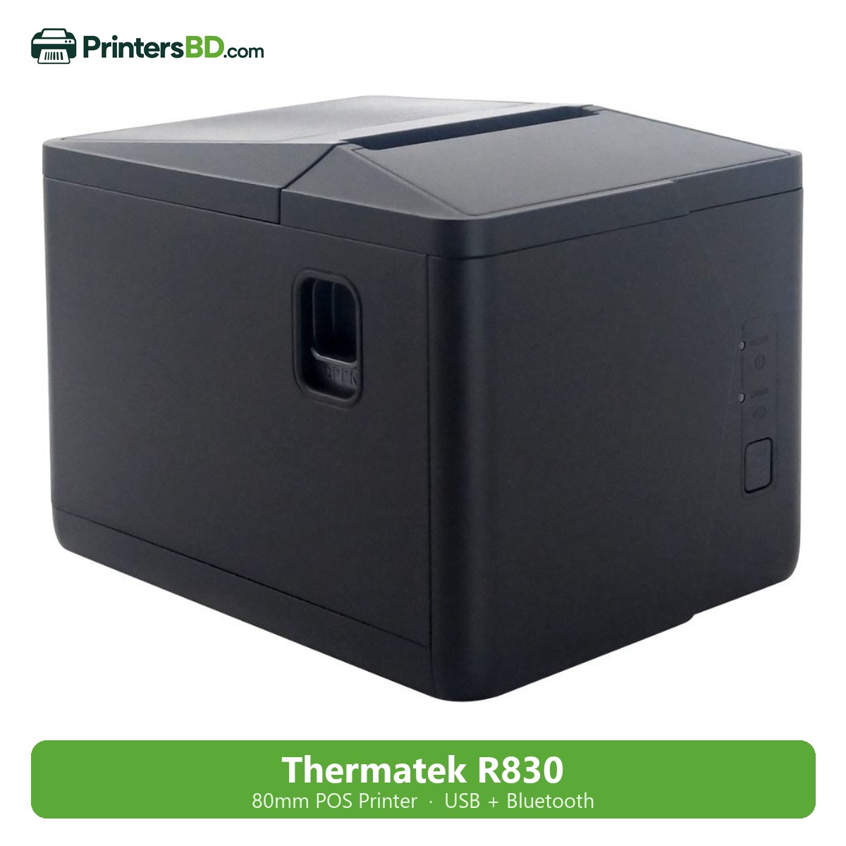 Thermatek R830 High-Speed Thermal Receipt Printer (USB + Bluetooth)