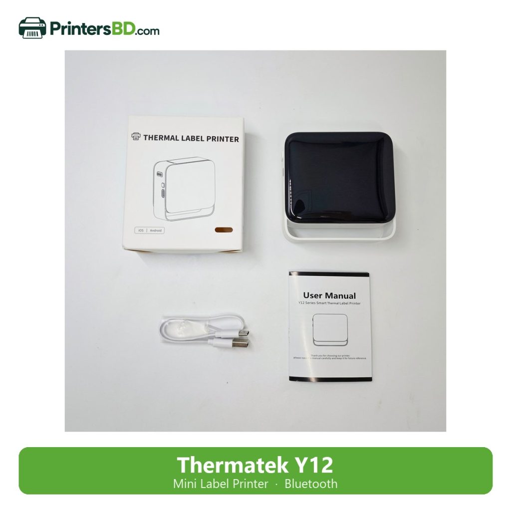 Thermatek Y12 Mini Portable Label Printer