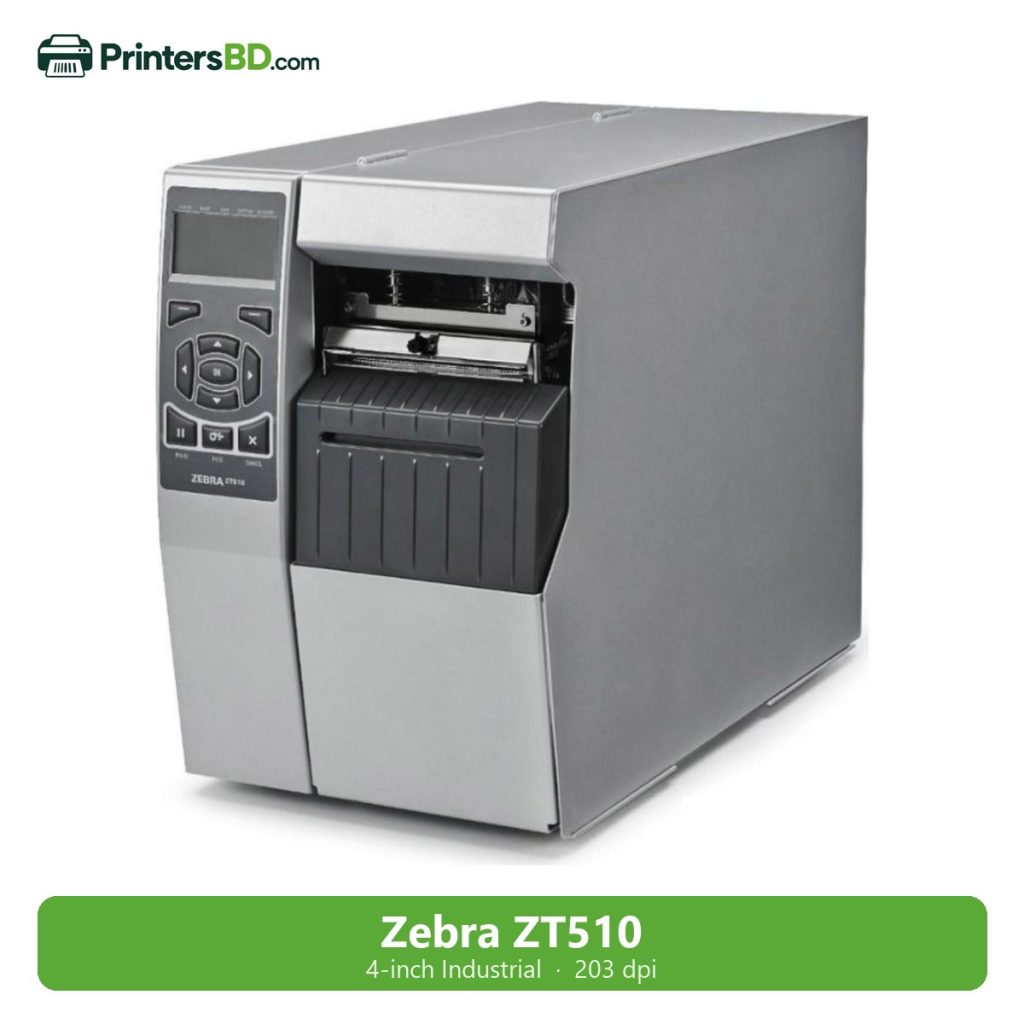 Zebra ZT510 Industrial Barcode Printer (4-inch, 203 dpi)
