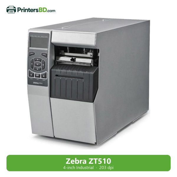 Zebra ZT510 Industrial Barcode Printer (4-inch, 203 dpi)